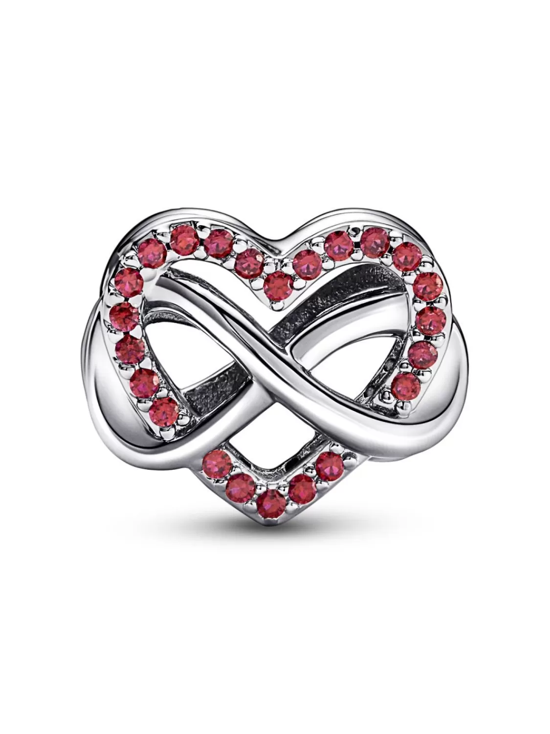 Pandora Silber Charm Familie Unendlichkeit Herz | Damenschmuck