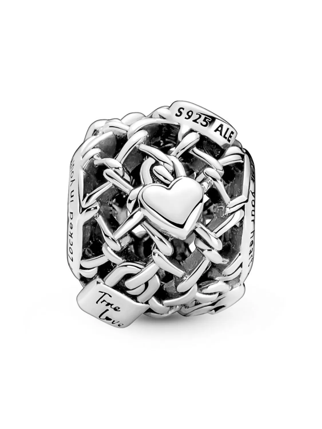 Pandora Silber Charm Kettenglieder Schloss | Damenschmuck