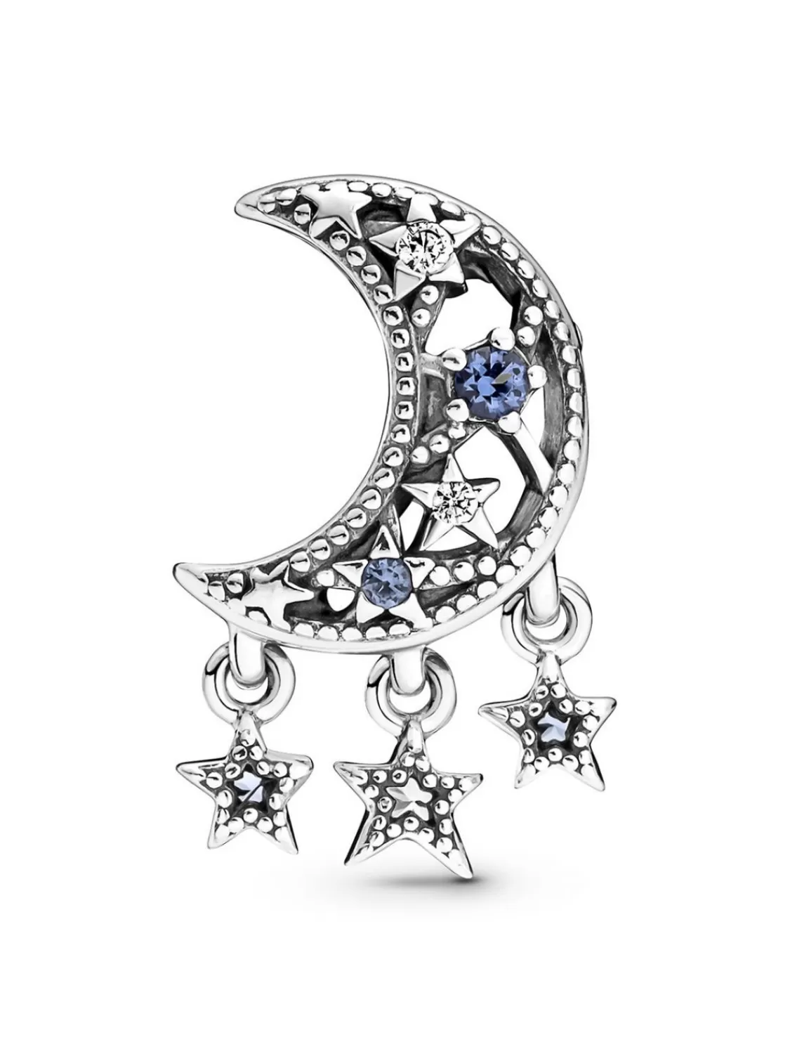 Pandora Silber Charm Mondsichel & Sterne | Damenschmuck