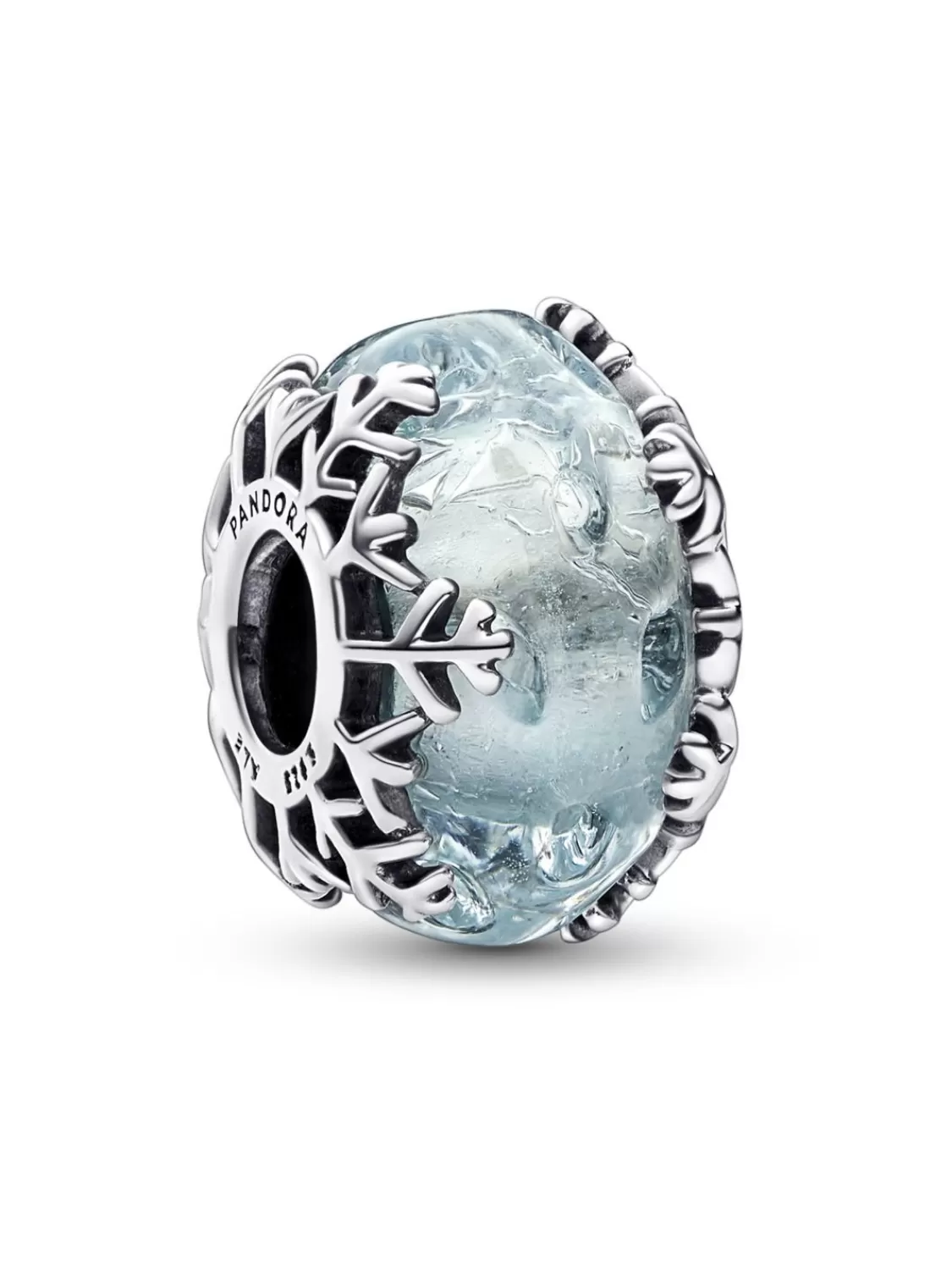 Pandora Silber Charm Winterblaue Schneeflocke | Damenschmuck