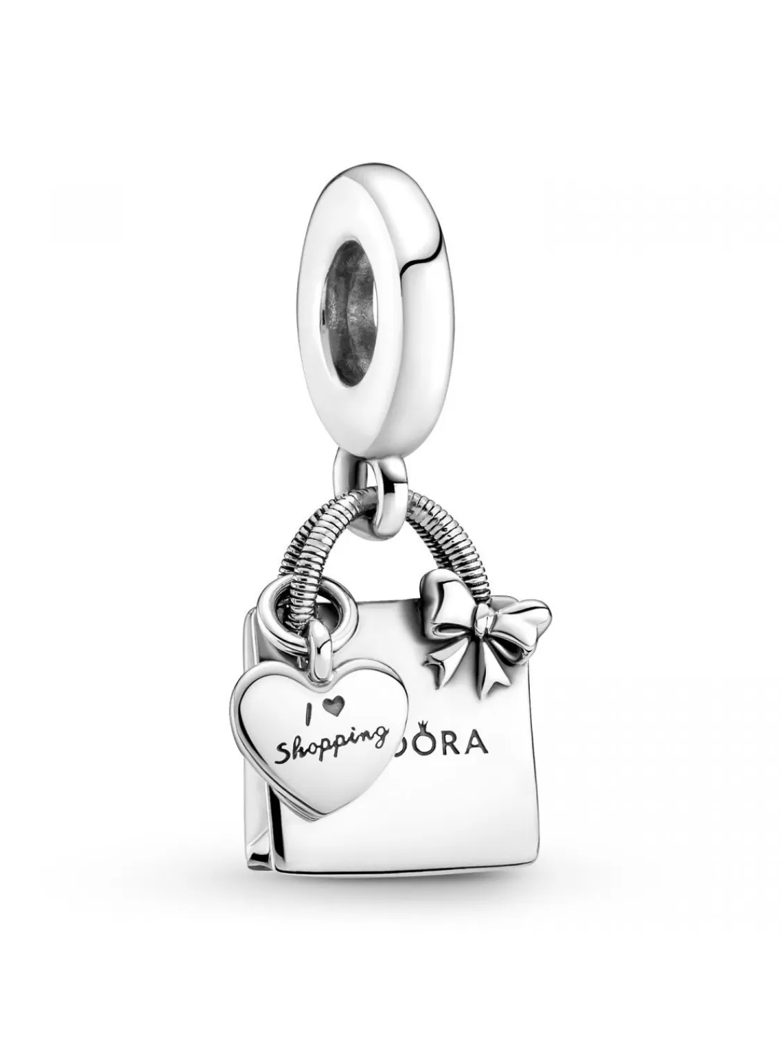 Pandora Silber Charm-Anhanger Einkaufstasche | Damenschmuck