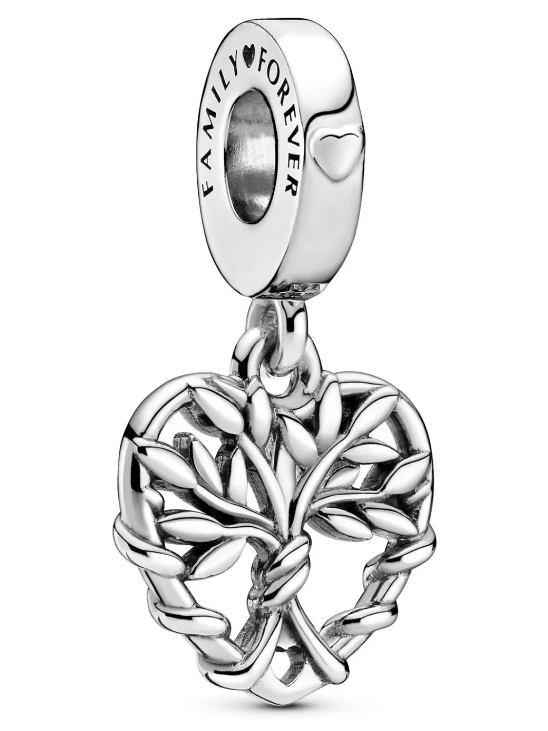 Pandora Silber Charm-Anhanger Herz Familienbaum | Damenschmuck