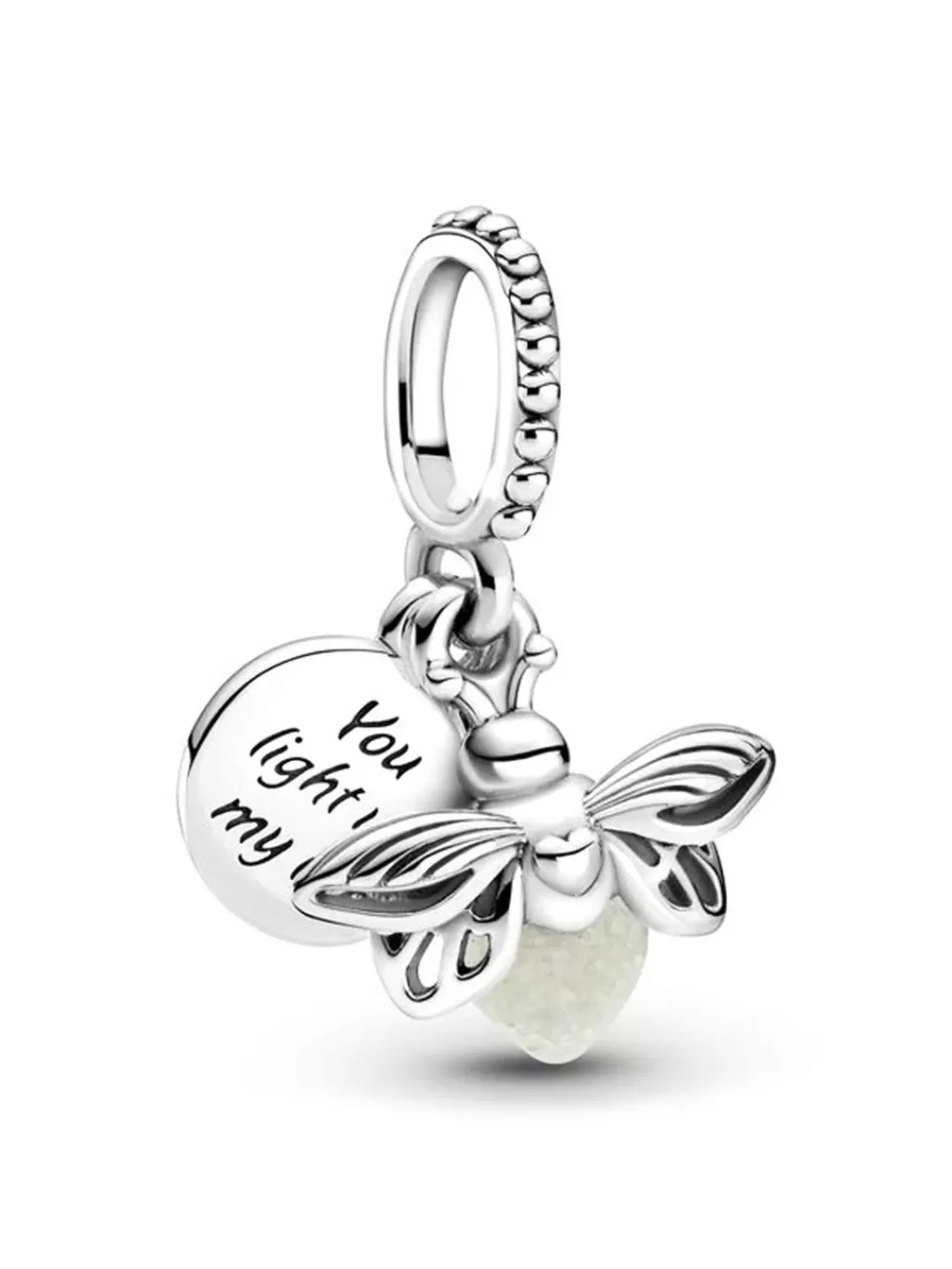 Pandora Silber Charm-Anhanger Leuchtendes Gluhwurmchen | Damenschmuck