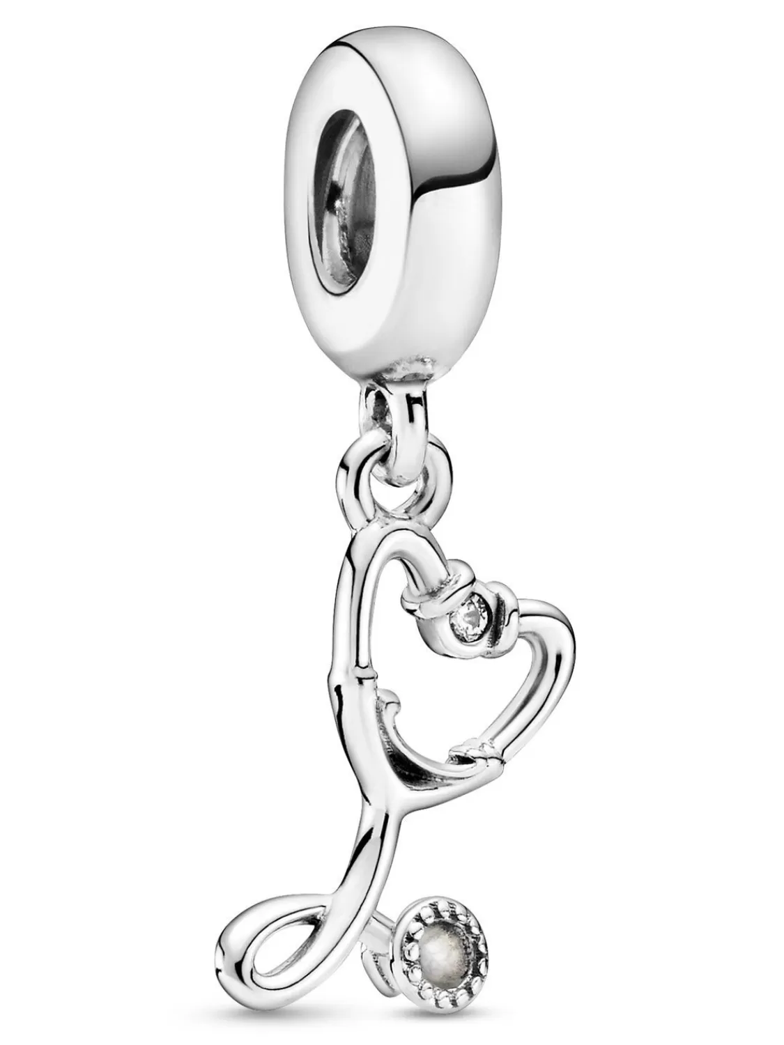 Pandora Silber Charm-Anhanger Stethoskop Herz | Damenschmuck