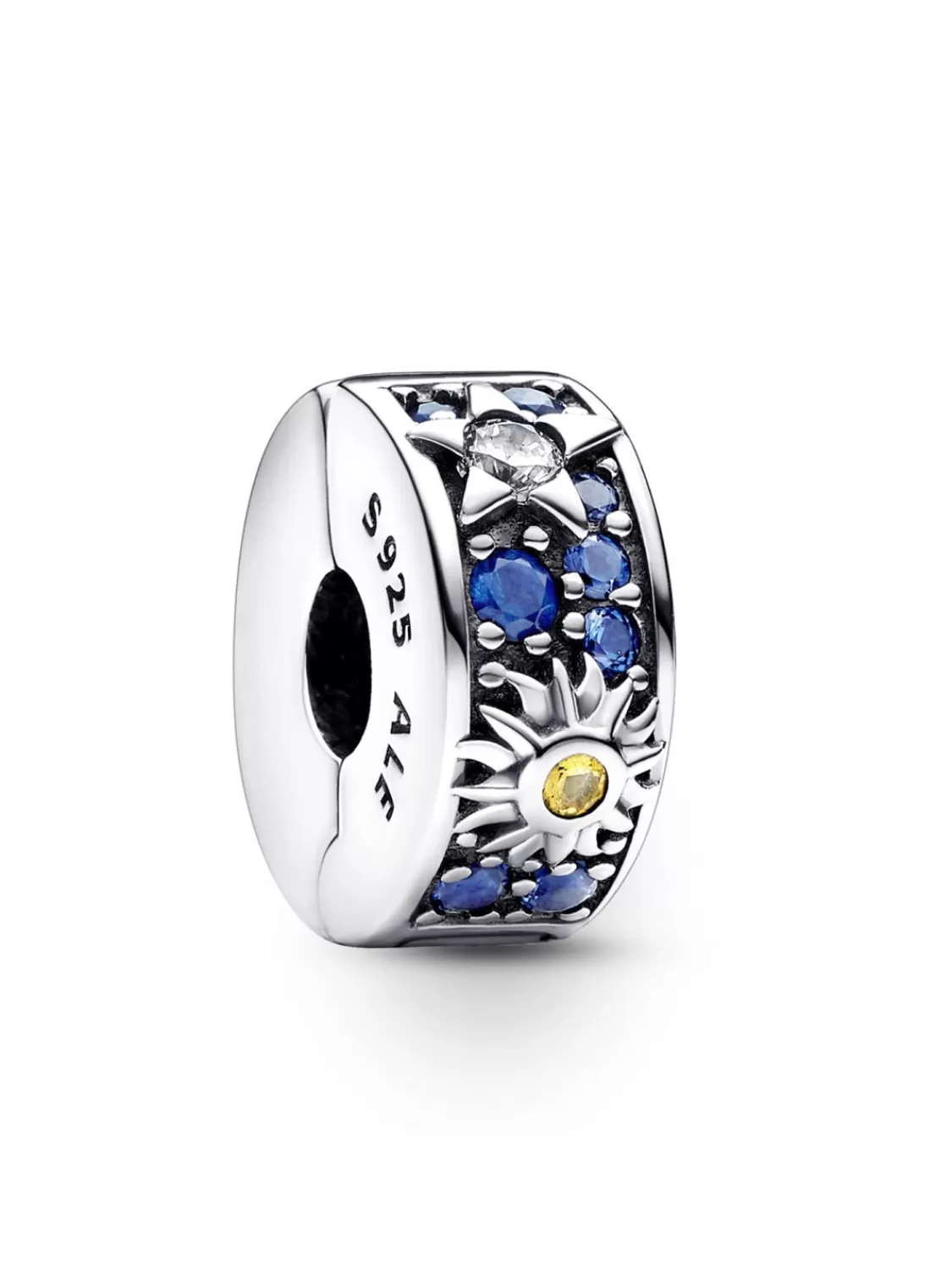 Pandora Silber Clip Himmlische Sonne, Stern Und Mond | Damenschmuck