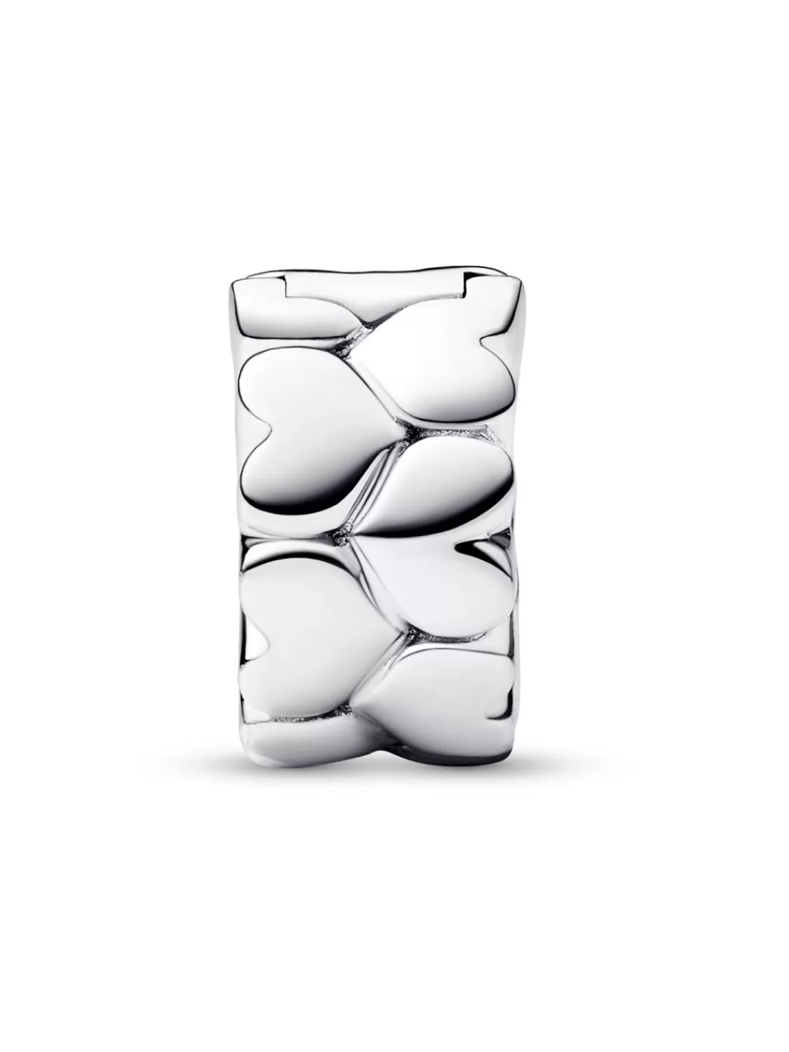 Pandora Silber Clip-Charm Herzmuster | Damenschmuck