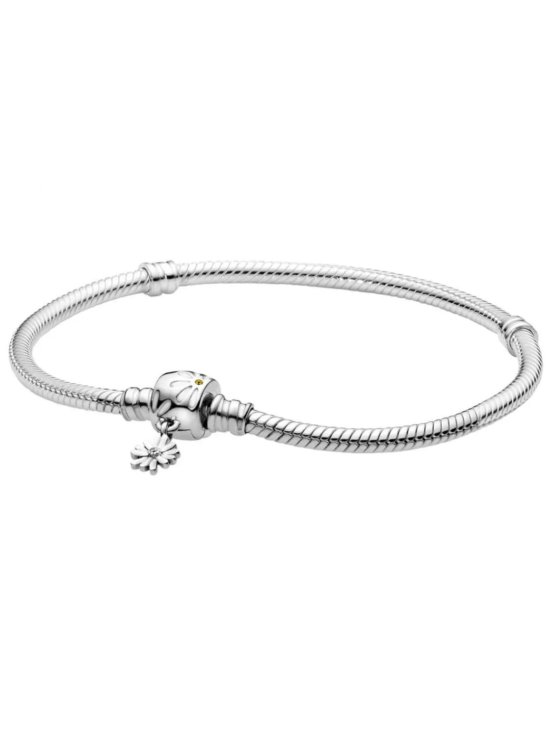 Pandora Silber Damen-Armband Moments Schlangenkette Ganseblumchen | Damenschmuck