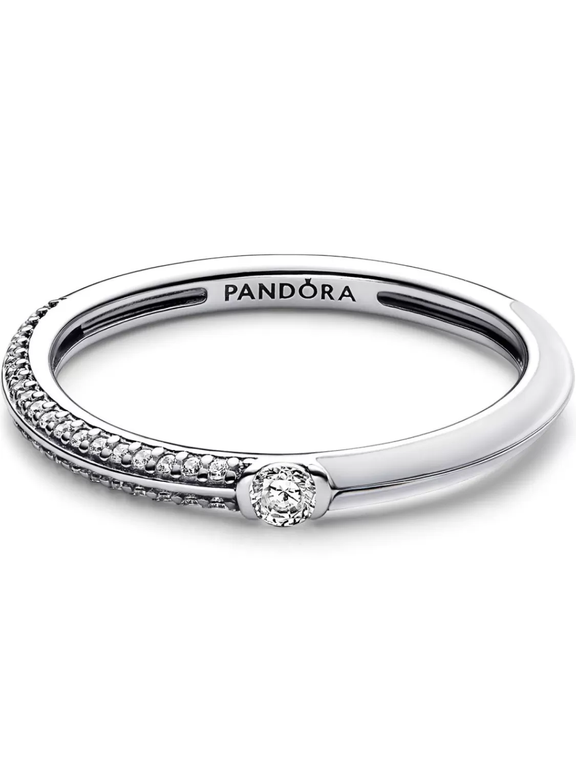 Pandora Silberring Fur Damen Pave & Weis | Damenschmuck