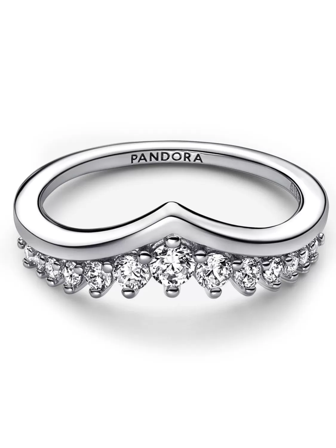 Pandora Silberring Fur Damen Schwebender Wunsch Pave | Damenschmuck