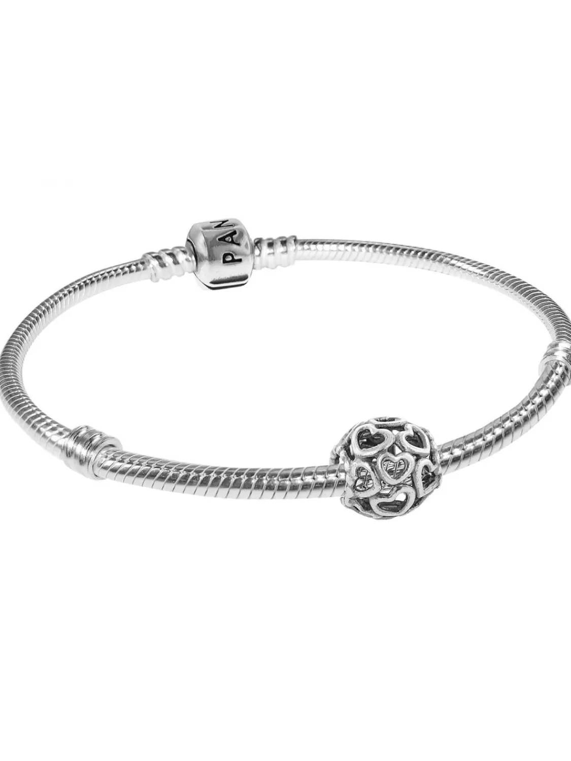 Pandora Starter-Armband Fur Damen Hearty Silber | Damenschmuck