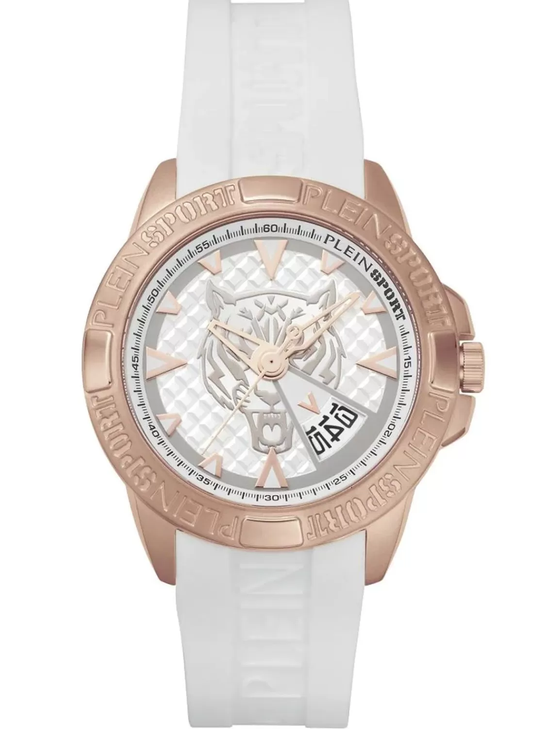 Philipp Plein Armbanduhr In Unisexgrose Touchdown Weis/Rosegoldfarben | Herrenuhren