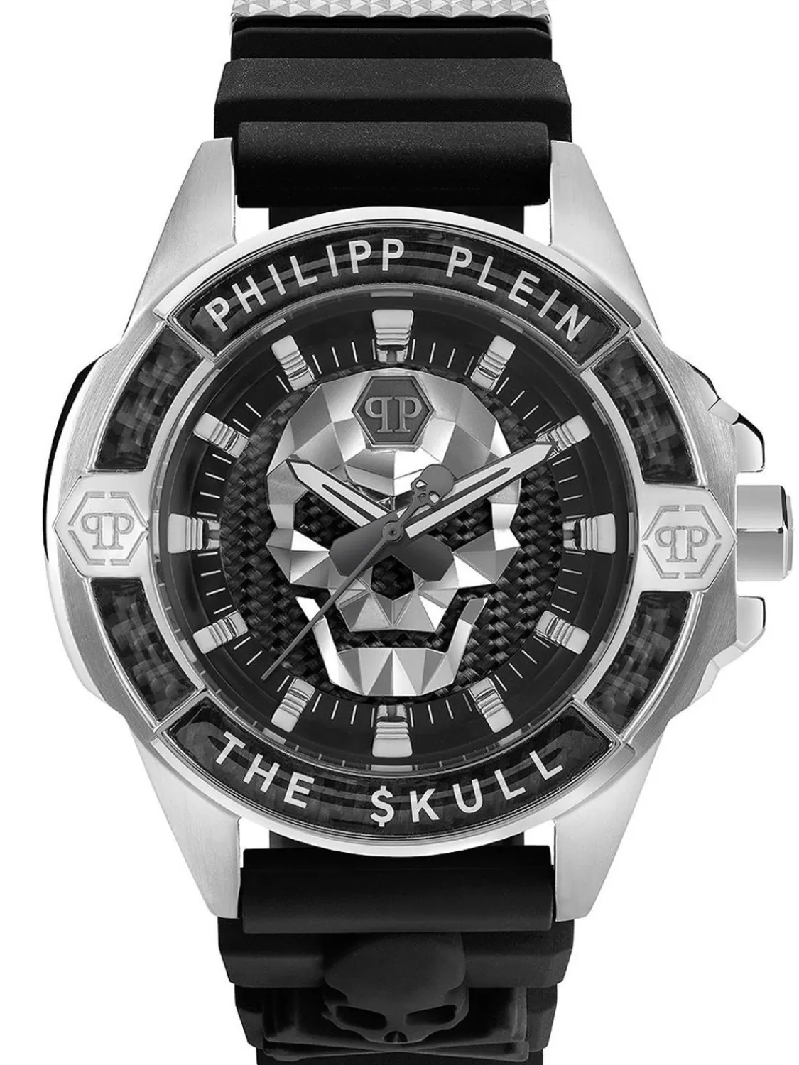 Philipp Plein Armbanduhr The $Kull Karbonfaser Schwarz | Herrenuhren