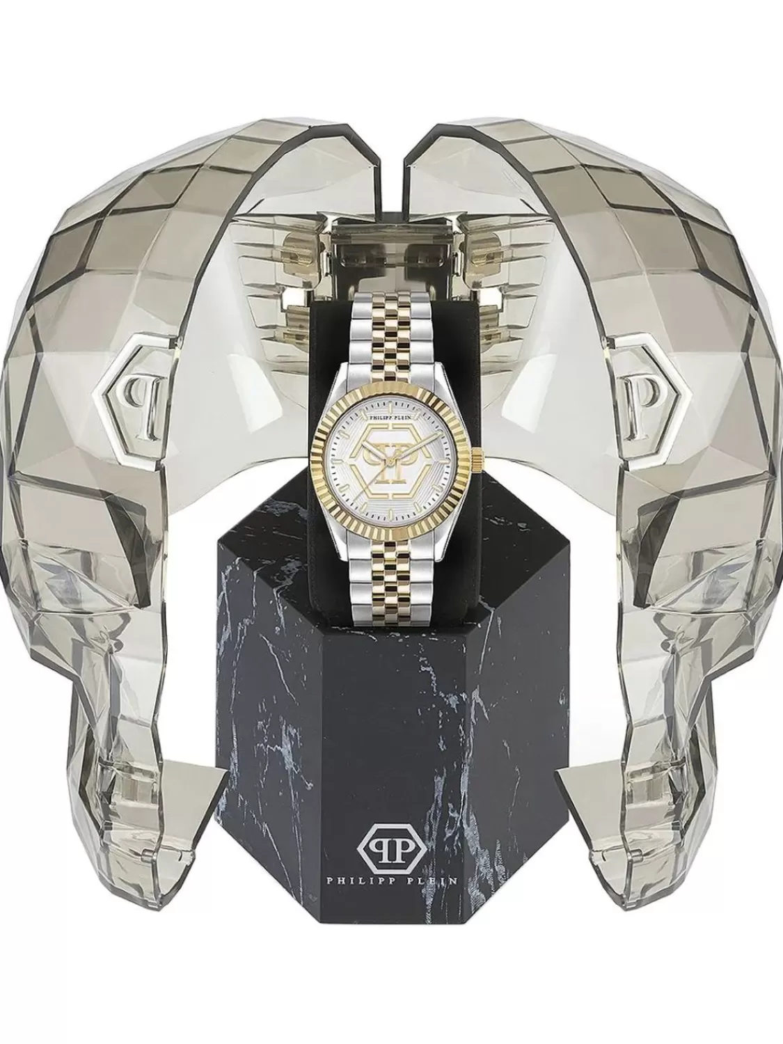 Philipp Plein Damen-Armbanduhr Date Superlative Bicolor | Damenuhren