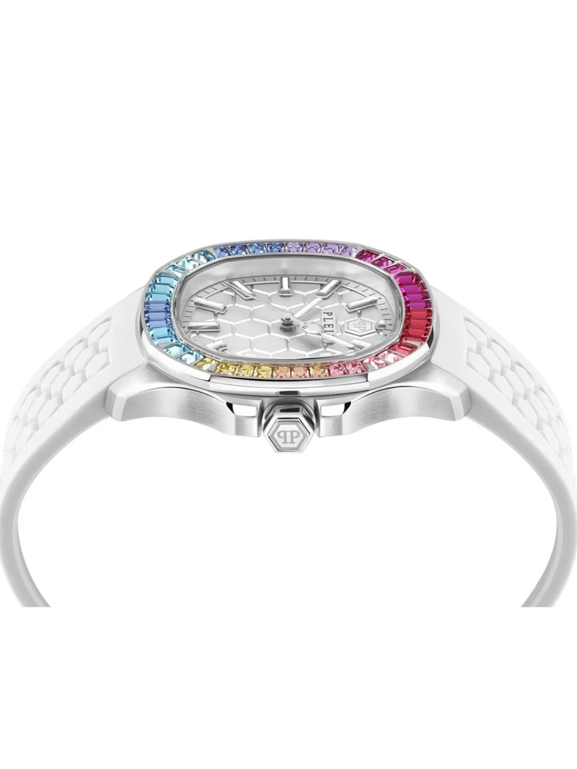 Philipp Plein Damen-Armbanduhr Lady Weis/Regenbogen | Damenuhren