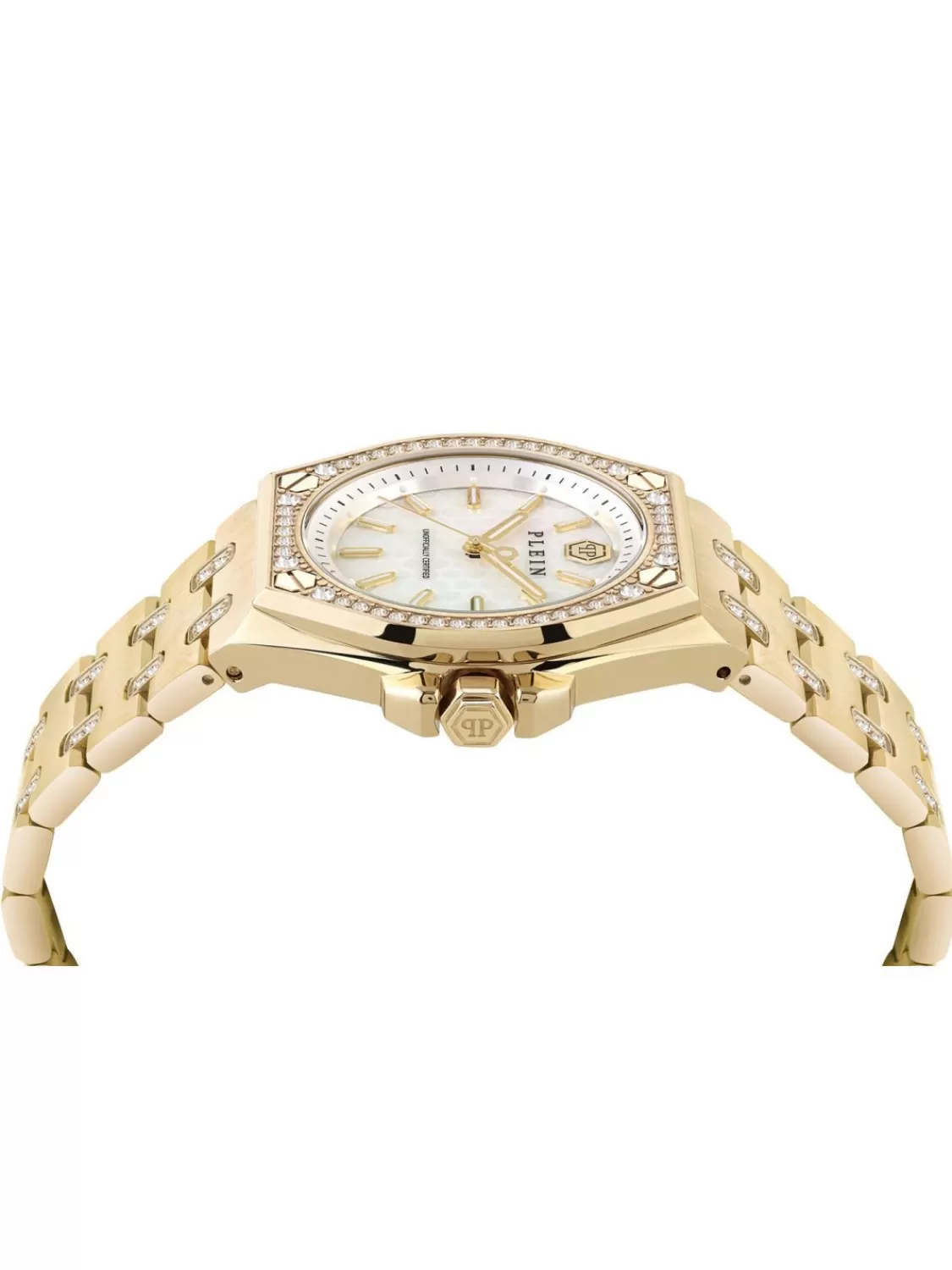 Philipp Plein Damenuhr Plein Extreme Lady Goldfarben | Damenuhren