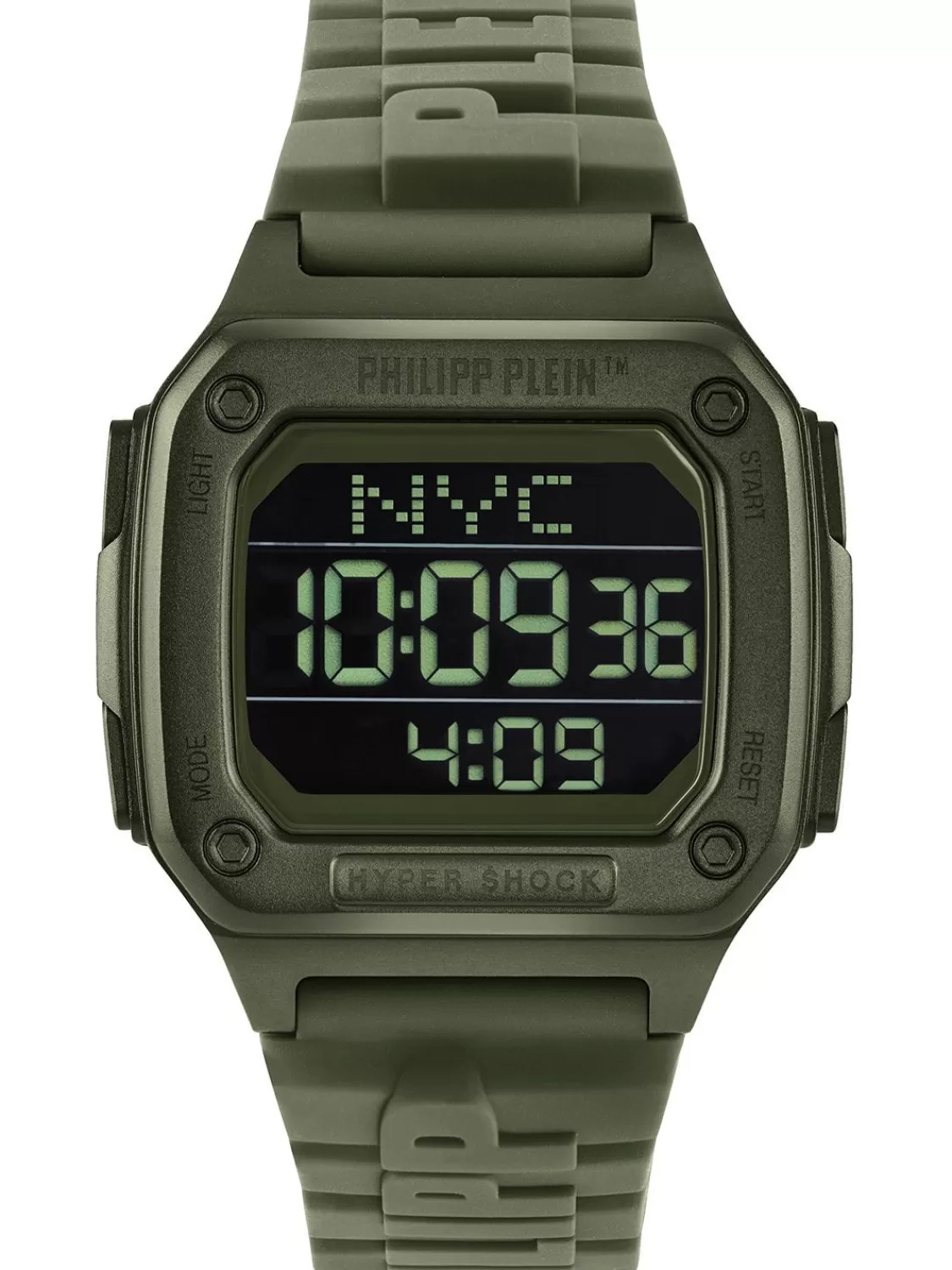 Philipp Plein Digitaluhr Hyper $Hock Grun | Herrenuhren