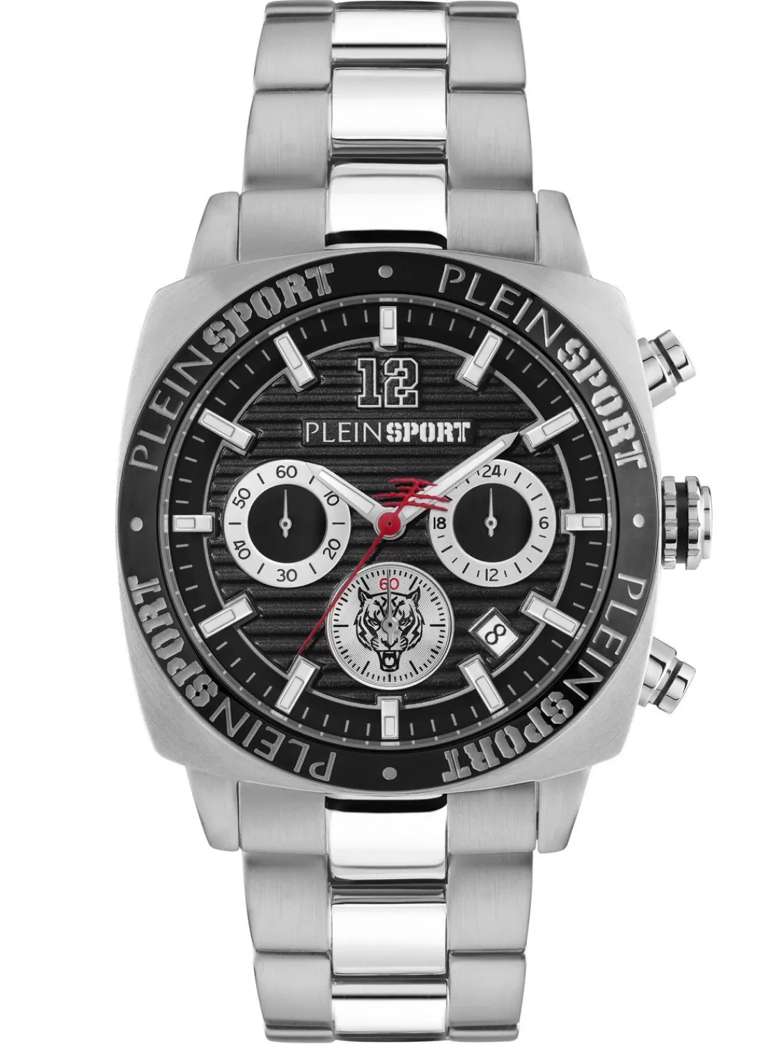 Philipp Plein Herren-Chronograph Wildcat Edelstahl/Schwarz | Herrenuhren