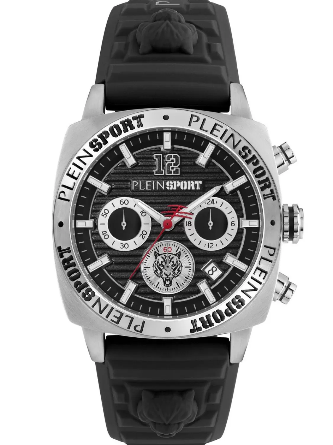 Philipp Plein Herrenuhr Chronograph Wildcat Schwarz/Silberfarben | Herrenuhren