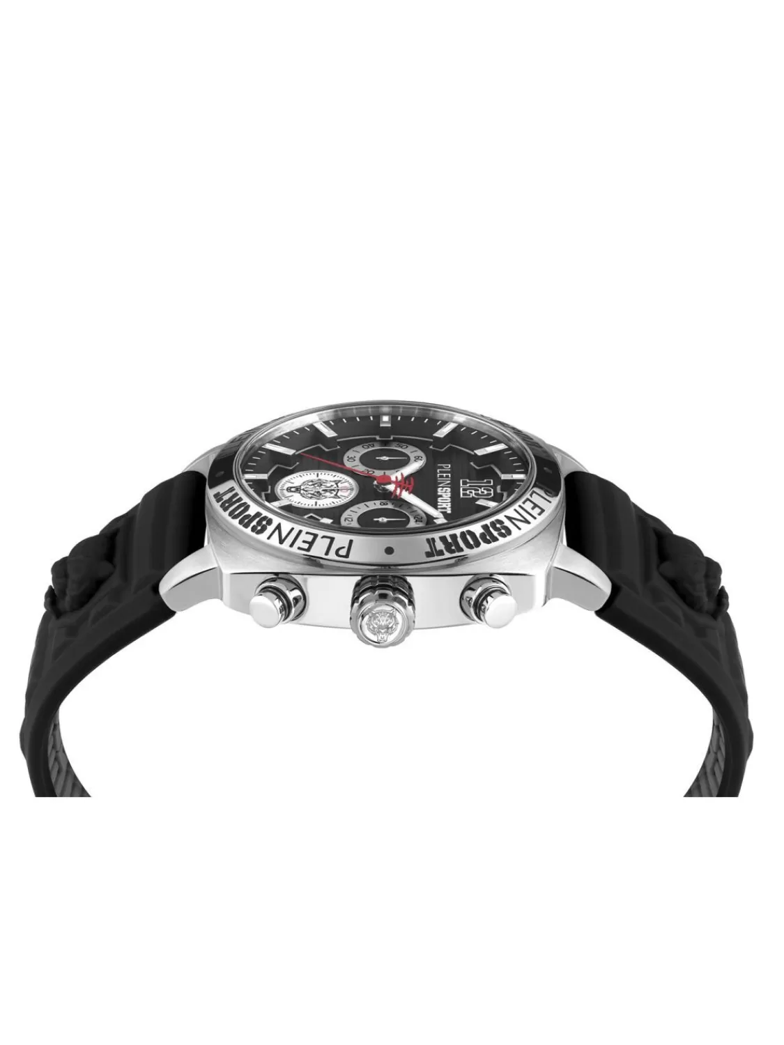 Philipp Plein Herrenuhr Chronograph Wildcat Schwarz/Silberfarben | Herrenuhren