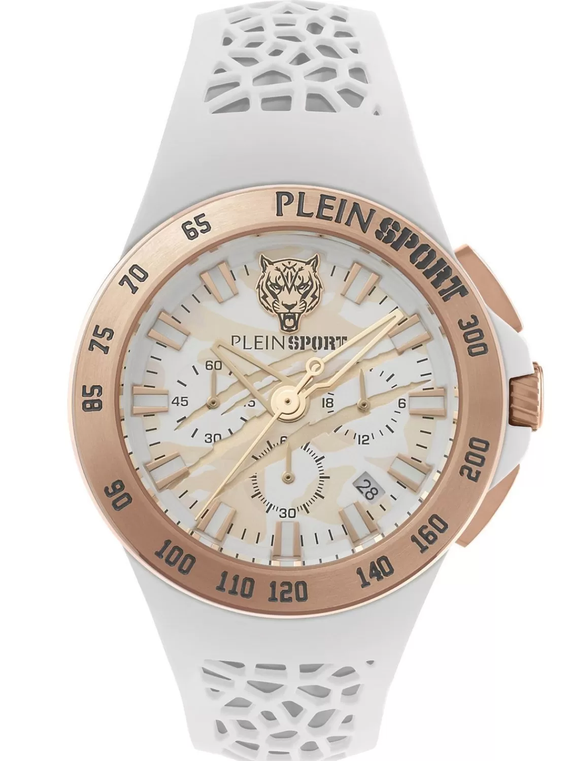 Philipp Plein Uhr Fur Damen Und Herren Chronograph Thunderstorm Weis | Herrenuhren