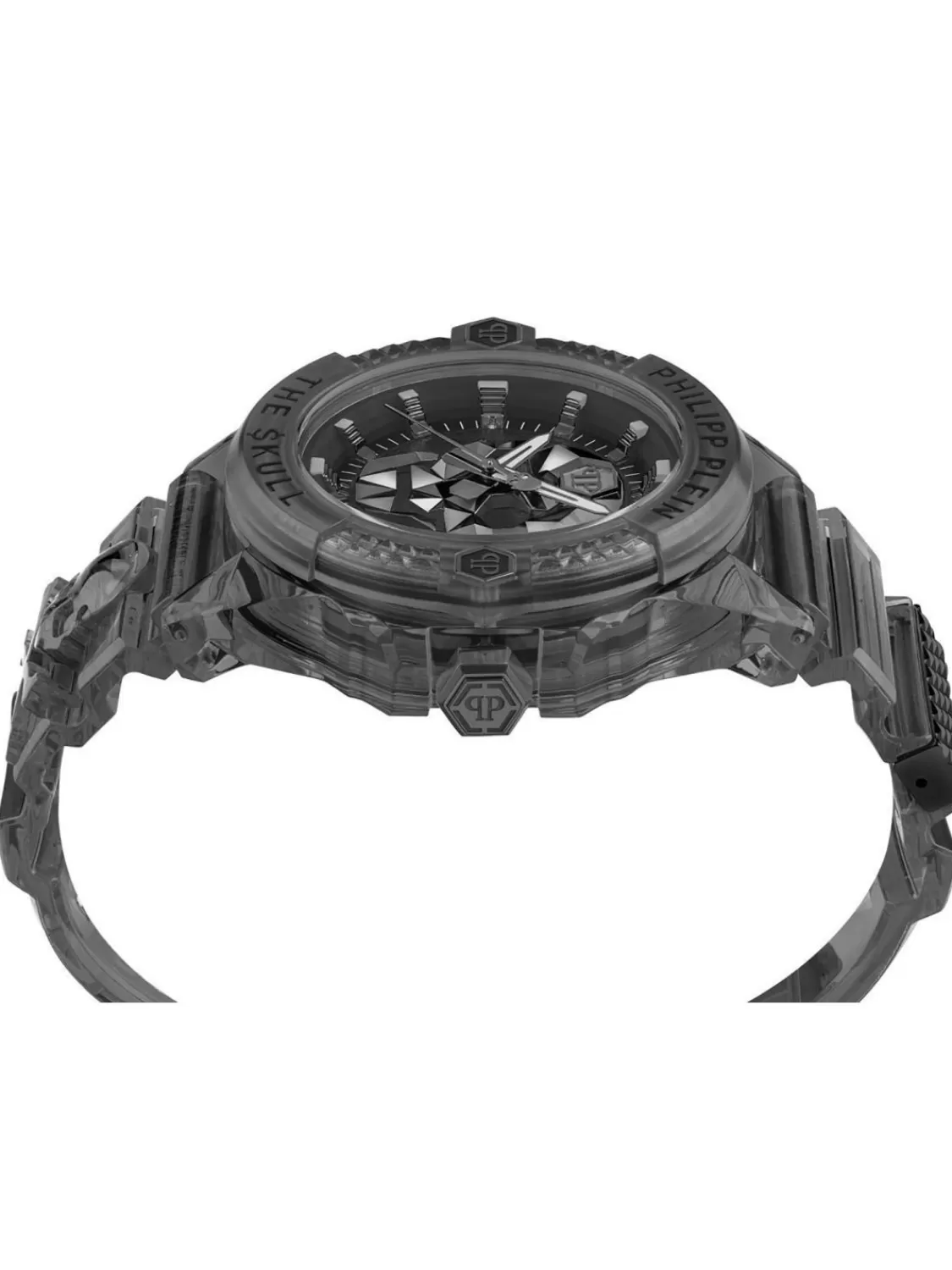 Philipp Plein Unisex-Uhr The $Kull Synthetic Grau | Herrenuhren