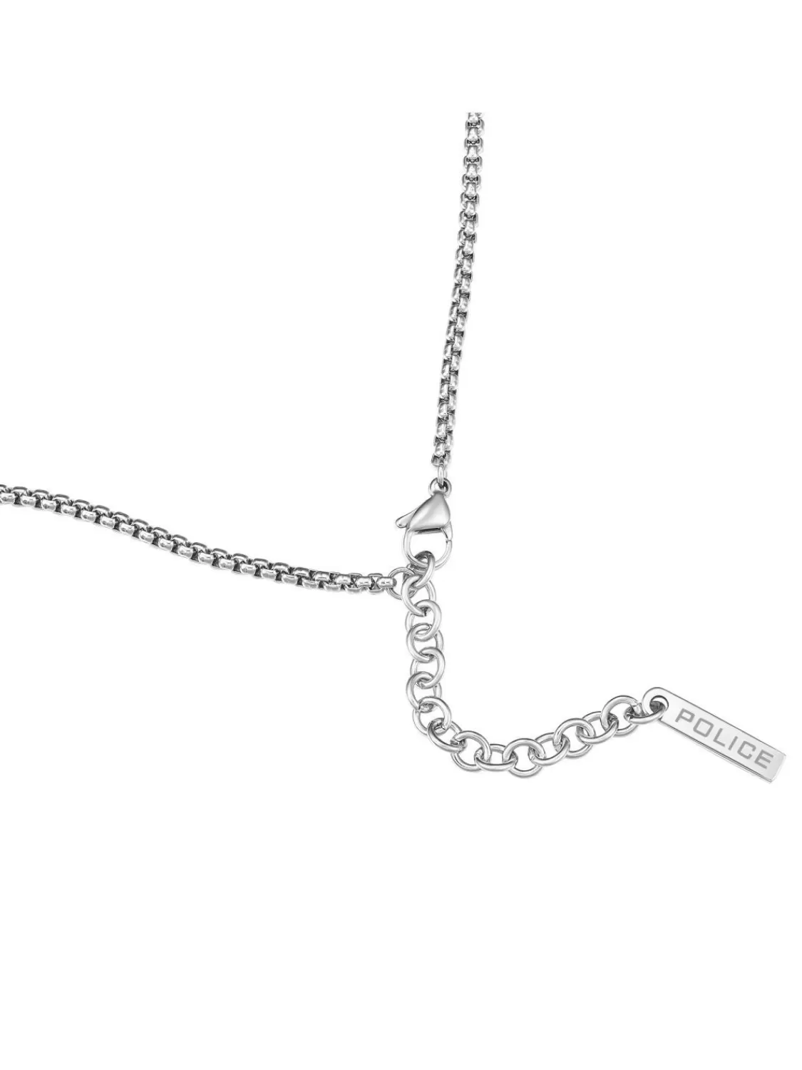 Police Herren-Halskette Dog Tag Edelstahl Wire | Herrenschmuck