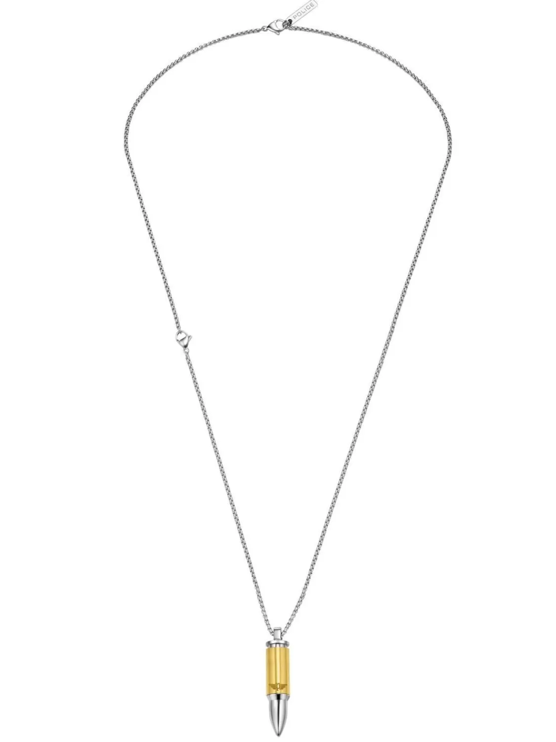 Police Herren-Halskette Edelstahl Bicolor Bullet | Herrenschmuck