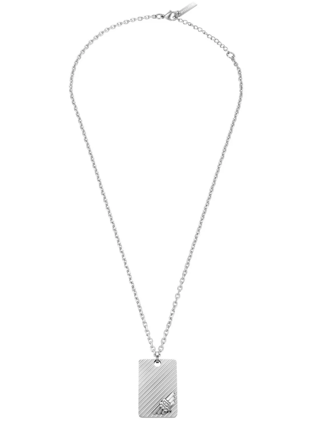 Police Herren-Halskette Mit Dog Tag Edelstahl Revelry | Herrenschmuck