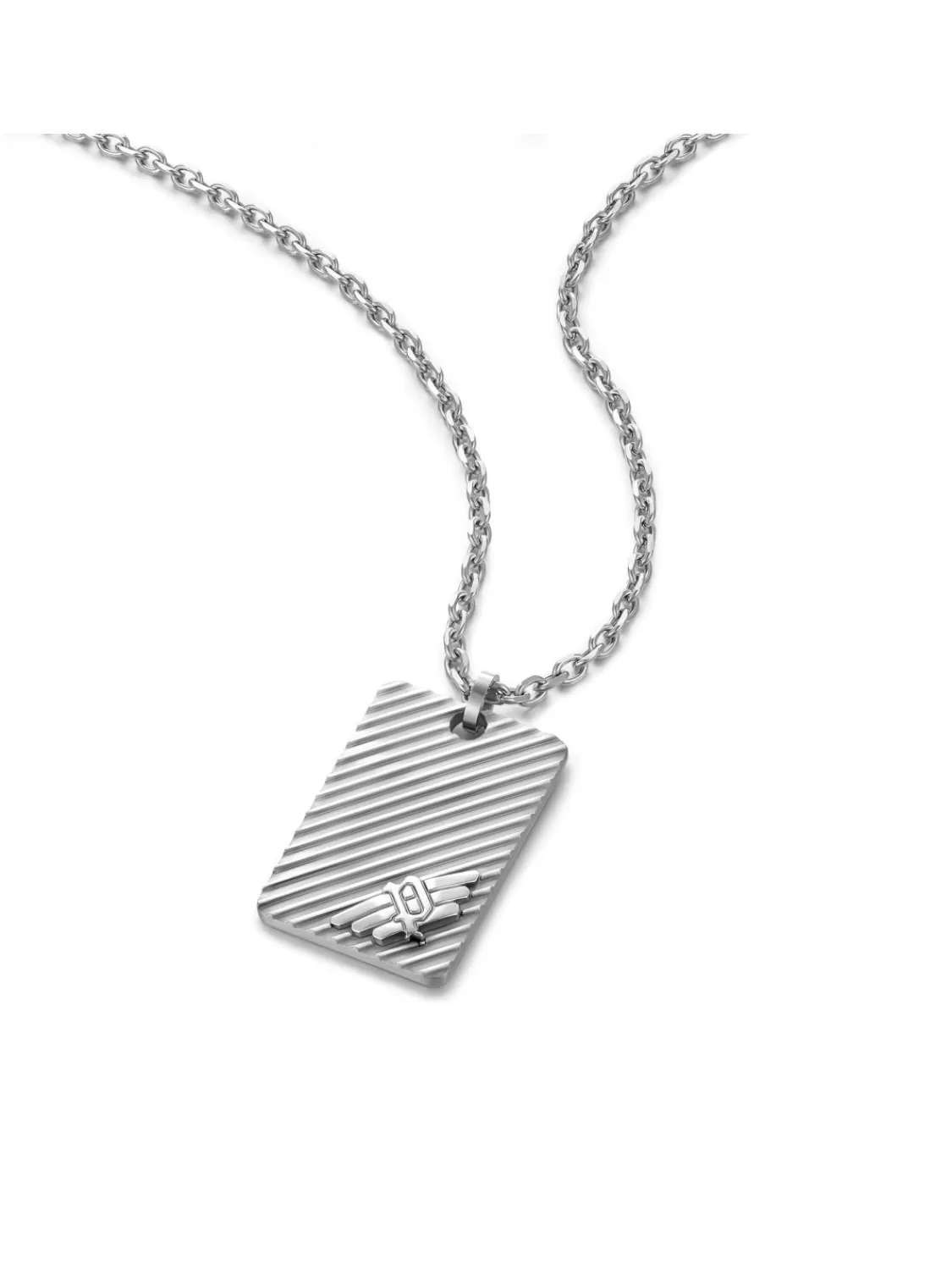 Police Herren-Halskette Mit Dog Tag Edelstahl Revelry | Herrenschmuck