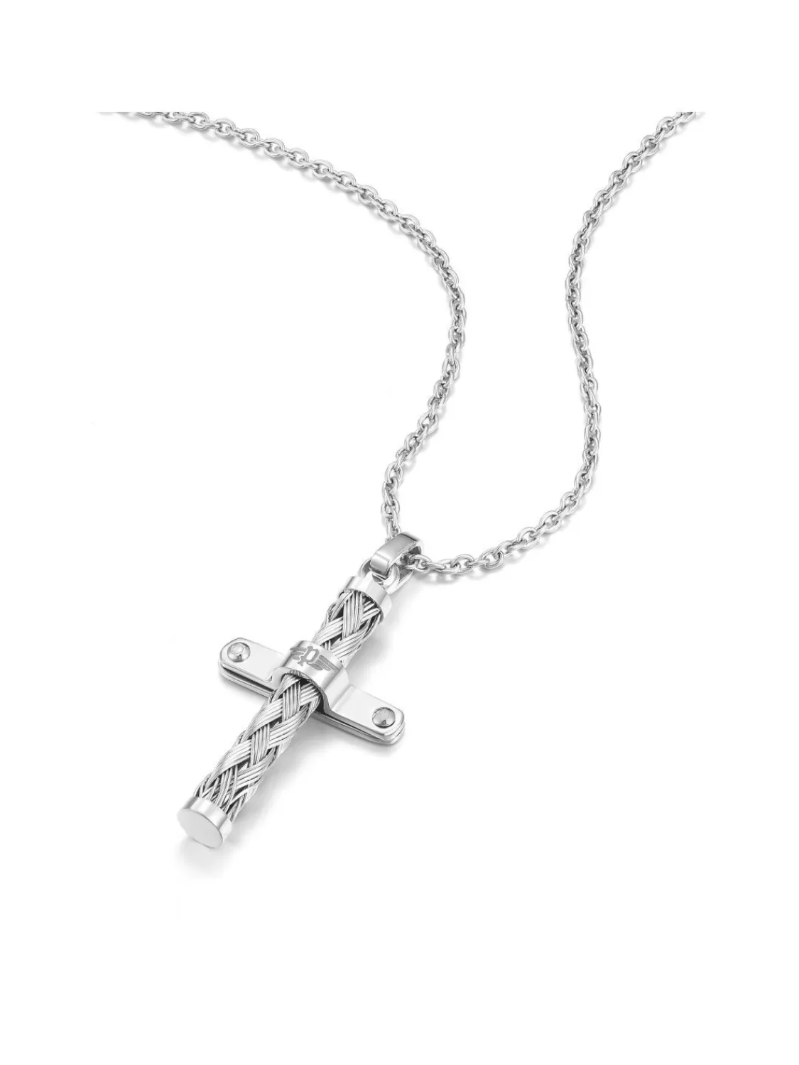 Police Herren-Halskette Mit Kreuz Edelstahl Crossed | Herrenschmuck