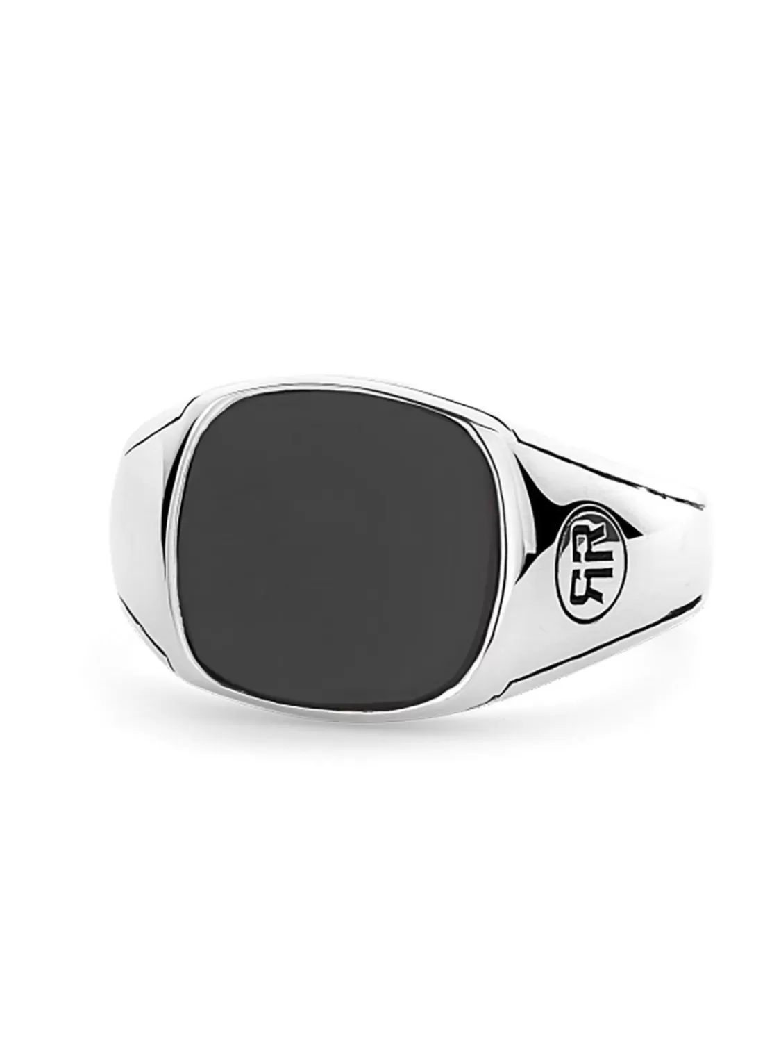 Rebel and Rose Siegelring Fur Herren 925 Silber Mit Onyx | Herrenschmuck