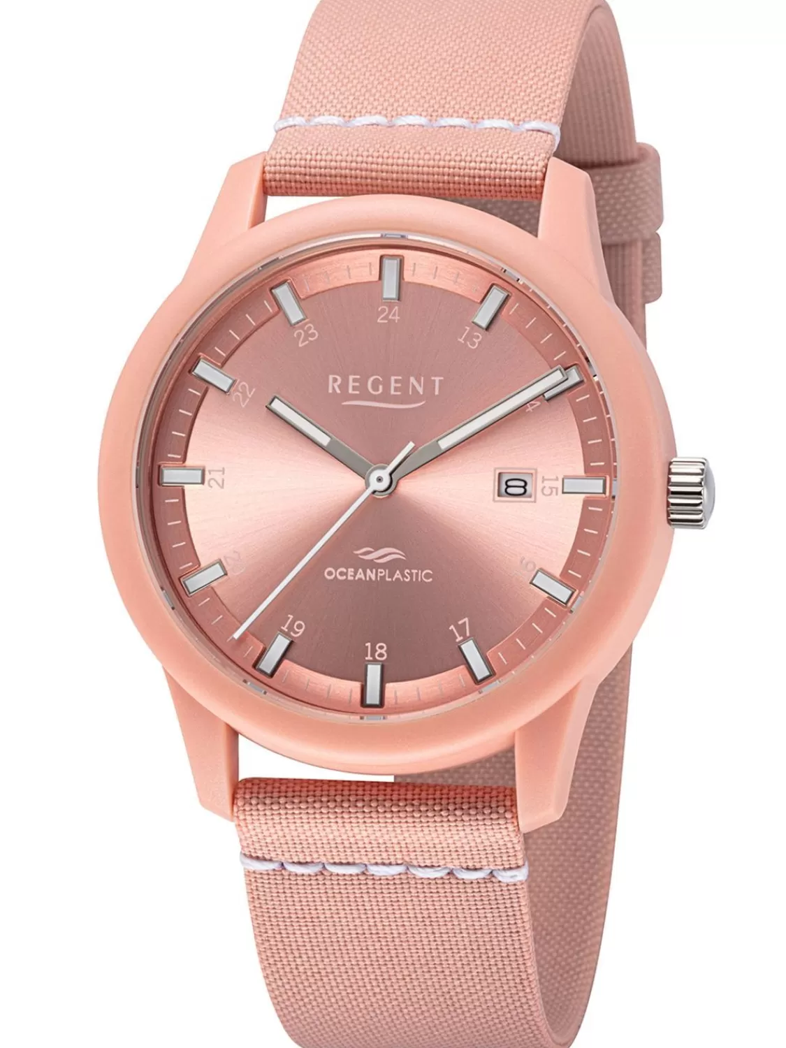 Regent Armbanduhr Ocean Plastic Rosa | Damenuhren