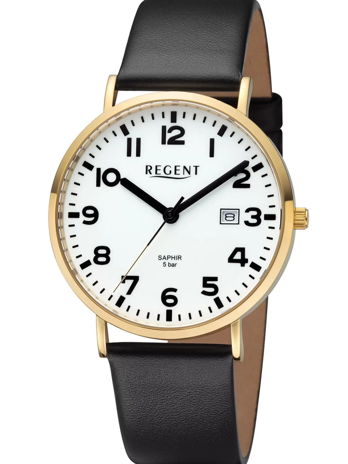 Regent Herrenuhr Mit Saphirglas Leuchtzifferblatt | Herrenuhren