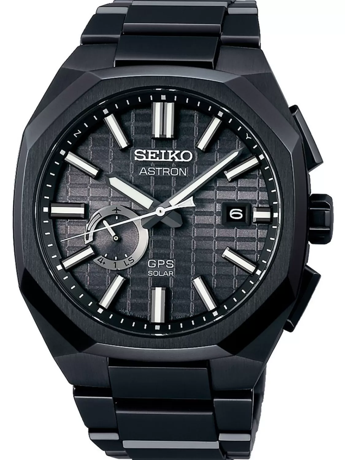 Seiko Astron Gps Solar Herrenuhr Titan Schwarz | Herrenuhren