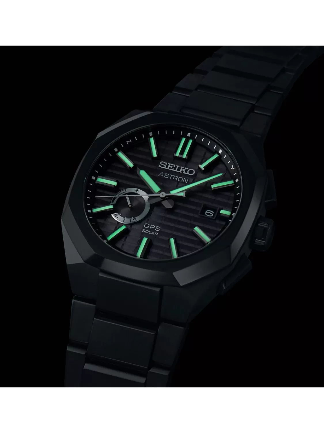 Seiko Astron Gps Solar Herrenuhr Titan Schwarz | Herrenuhren