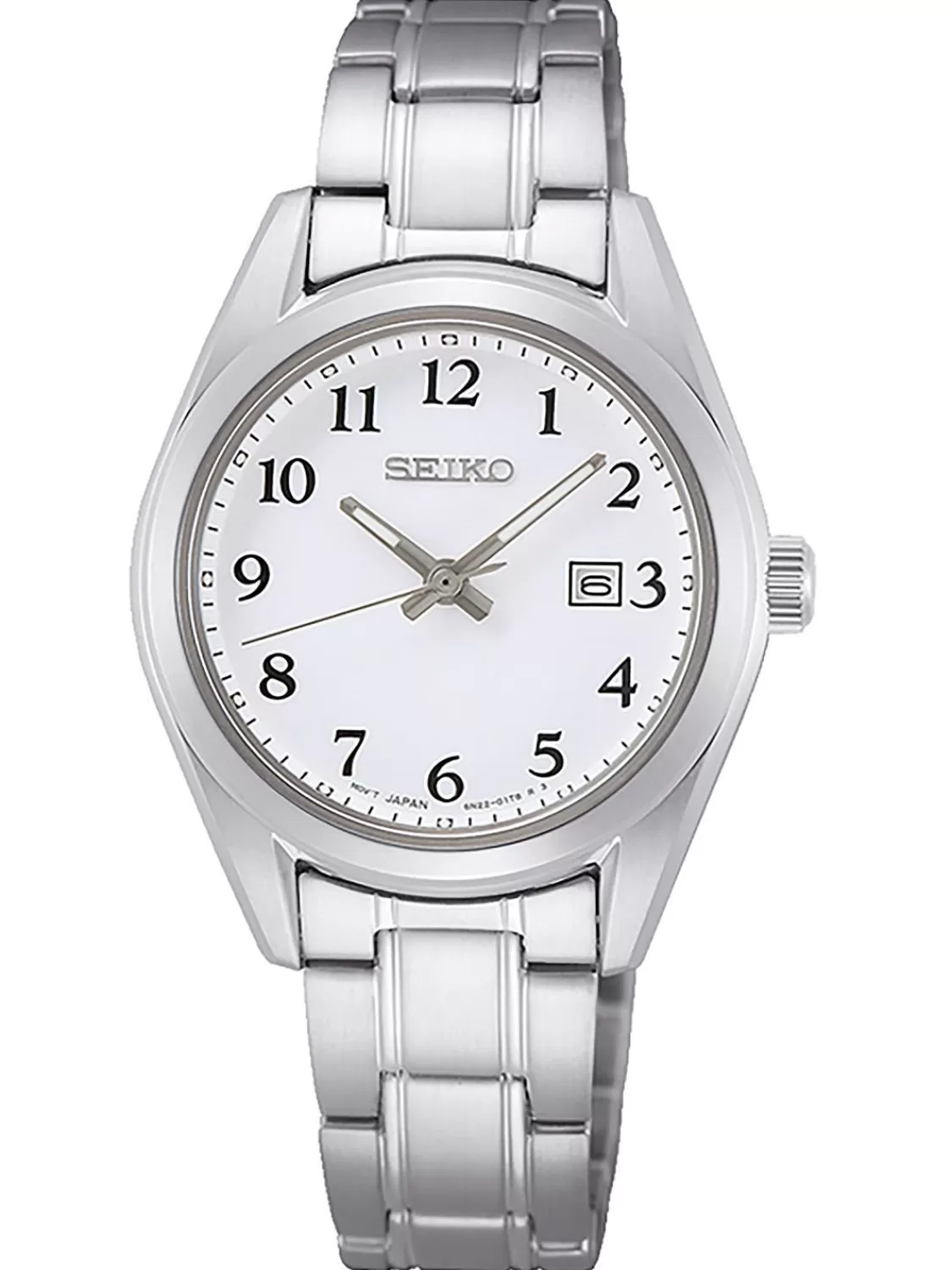 Seiko Damenuhr Mit Saphirglas Stahl/Weis | Damenuhren