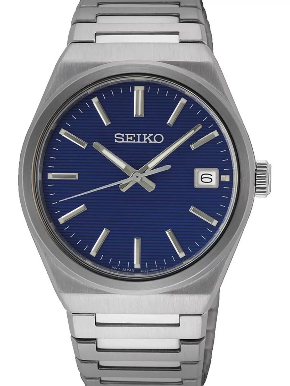 Seiko Herrenarmbanduhr Quarz Stahl/Blau | Herrenuhren