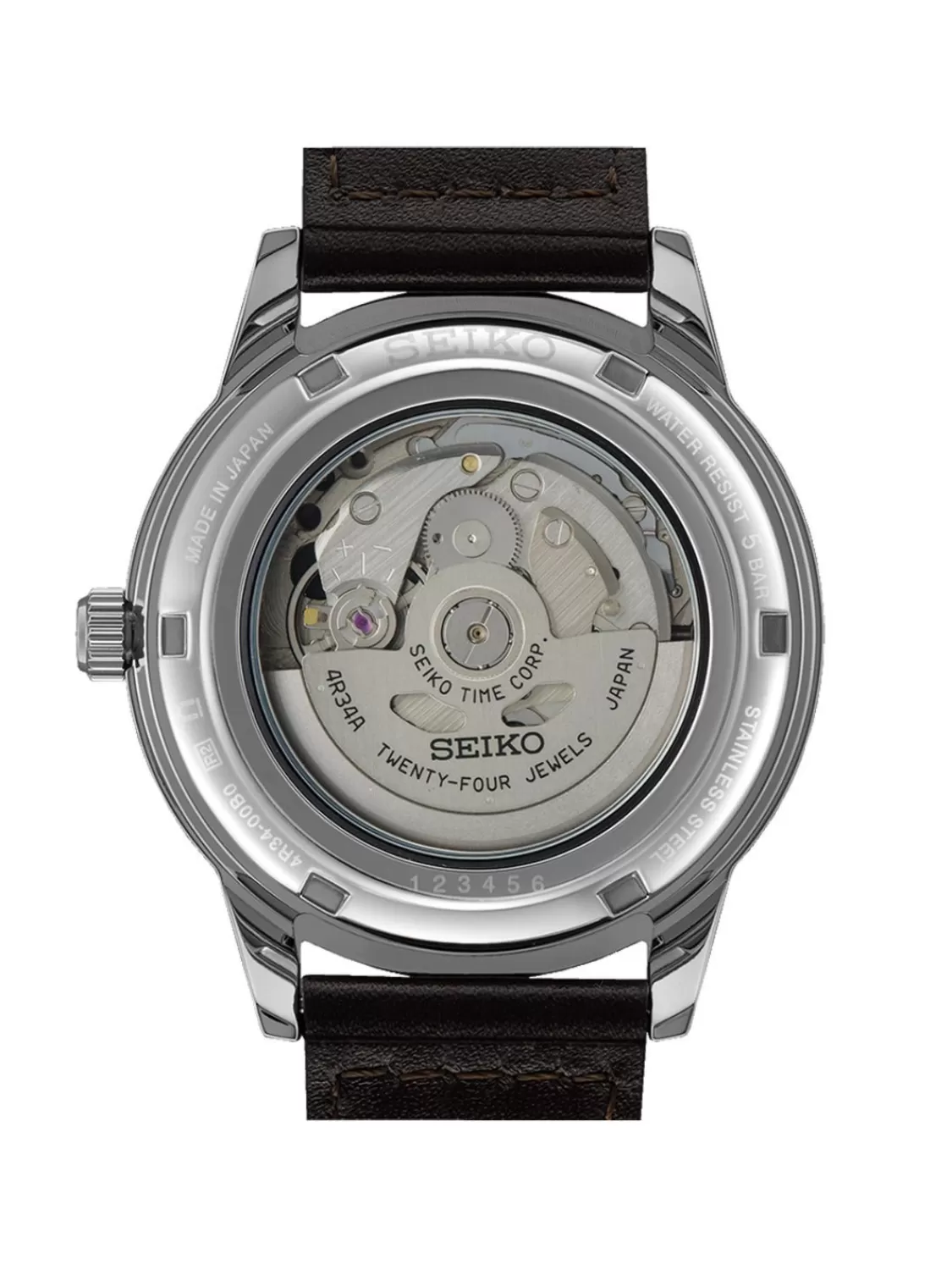 Seiko Presage Style 60'S Herren-Armbanduhr Automatik Gmt Braun | Herrenuhren