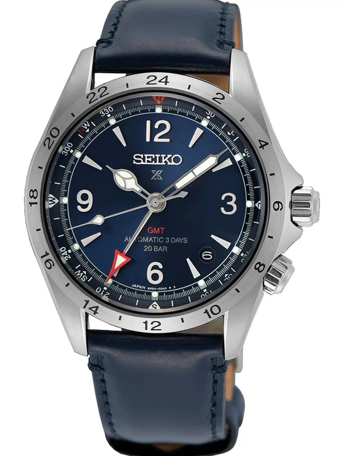 Seiko Prospex Land Herrenuhr Automatik Gmt Blau | Herrenuhren