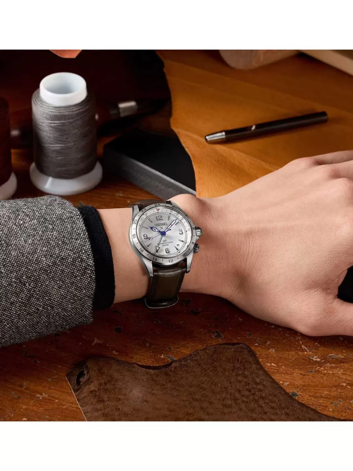 Seiko Prospex Land Herrenuhr Automatik Gmt Mit 2 Bandern Le | Herrenuhren
