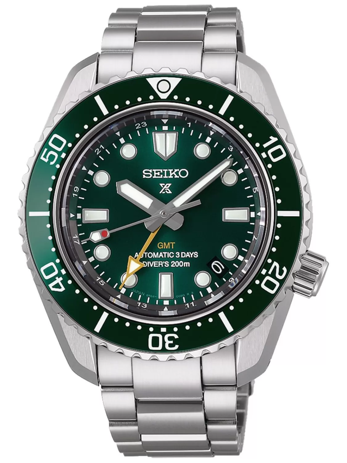 Seiko Prospex Sea Herrenuhr Automatik Gmt Grun | Herrenuhren