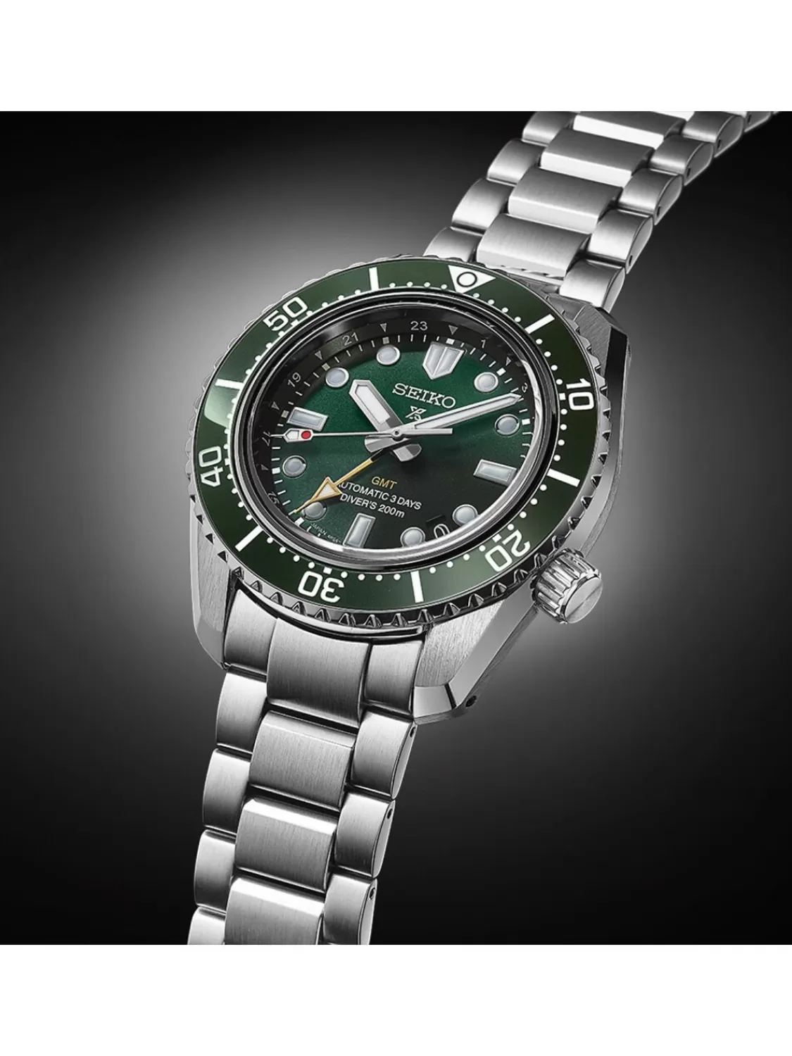 Seiko Prospex Sea Herrenuhr Automatik Gmt Grun | Herrenuhren