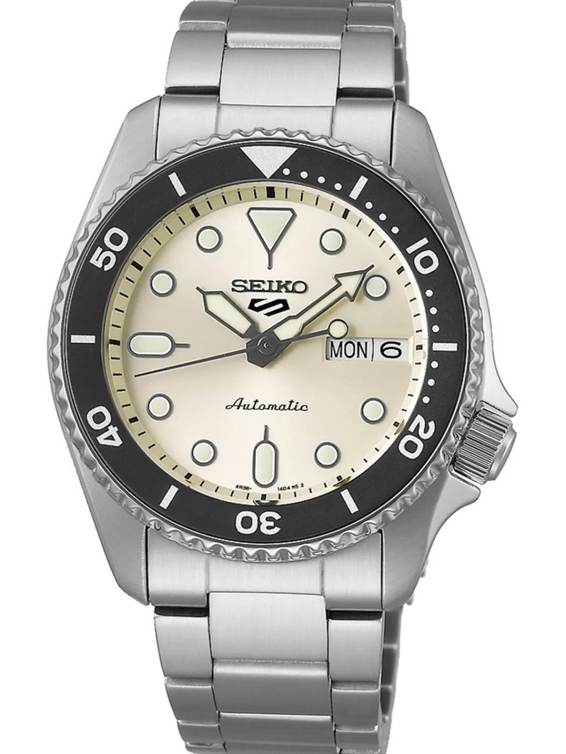 Seiko Unisex-Armbanduhr Automatik Stahl/Beige | Herrenuhren