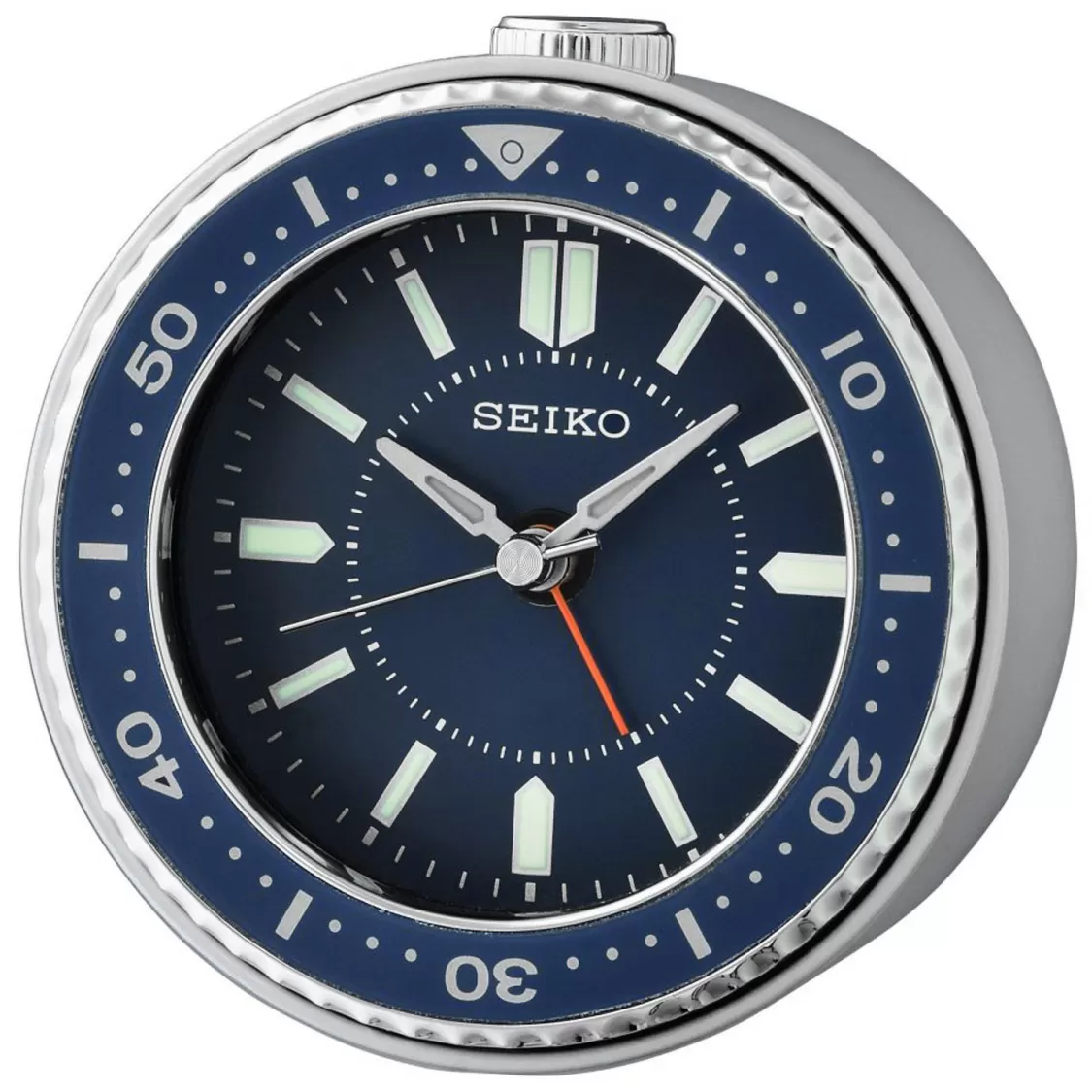 Seiko Wecker Mit Leisegang Quarz Blau / Silber | Wecker