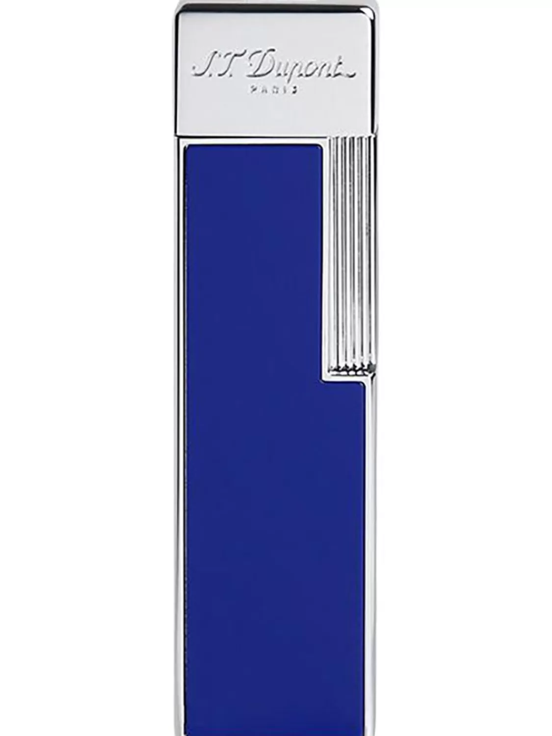 S.T. Dupont Feuerzeug Twiggy Blau/Chromfarben | Feuerzeuge