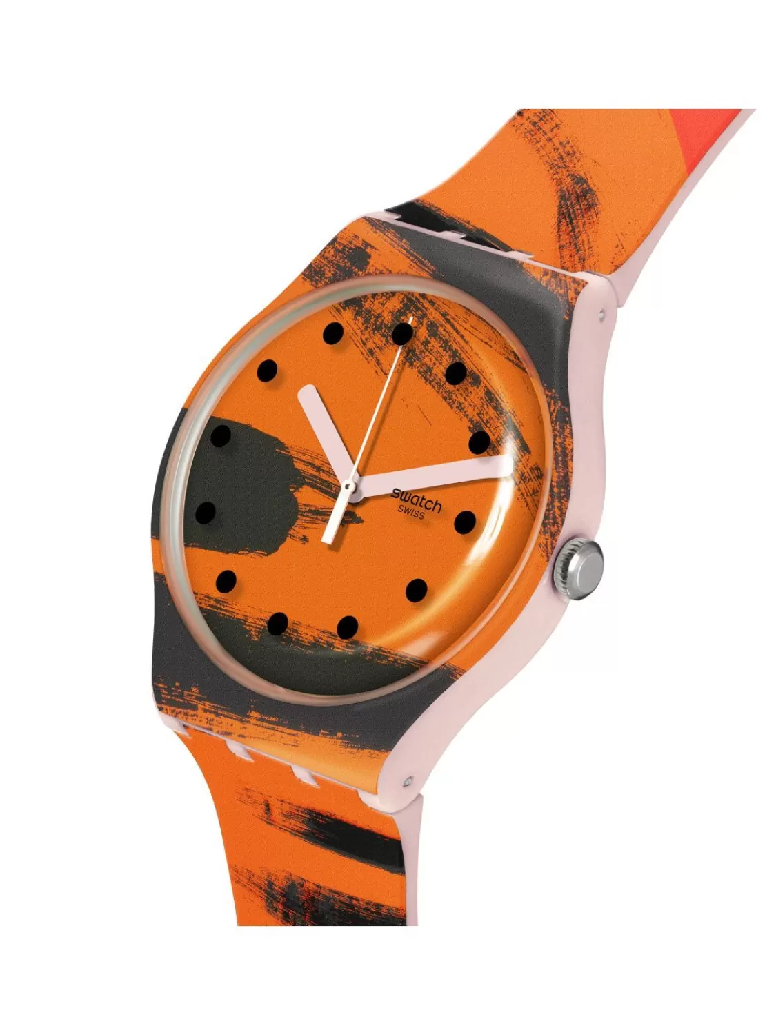 Swatch Armbanduhr Barns-Graham'S Orange And Red On Pink | Herrenuhren