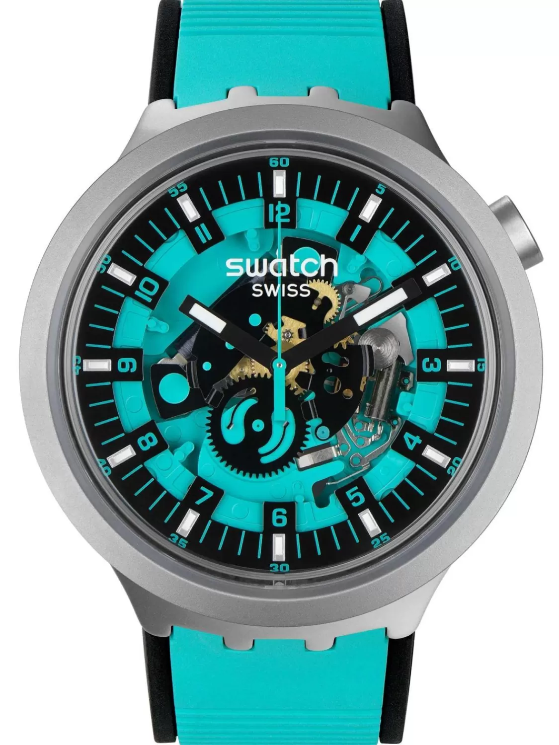 Swatch Armbanduhr Big Bold Irony Mint Trim | Herrenuhren