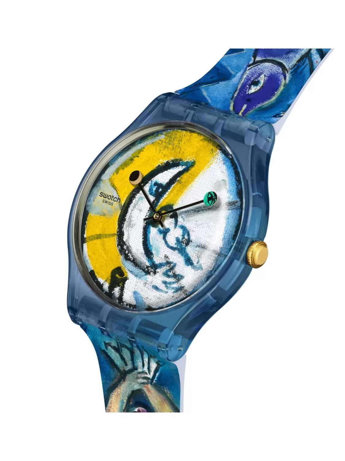 Swatch Armbanduhr Chagall'S Blue Circus | Herrenuhren