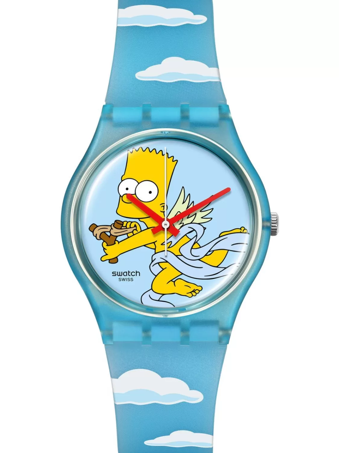 Swatch Armbanduhr The Simpsons Angel Bart | Herrenuhren