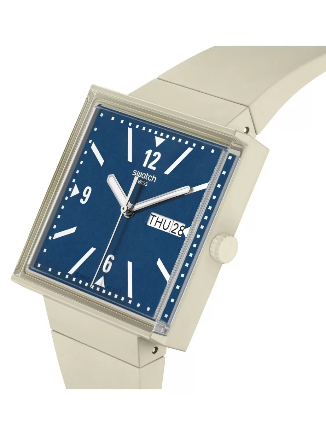 Swatch Armbanduhr What If Beige? | Herrenuhren